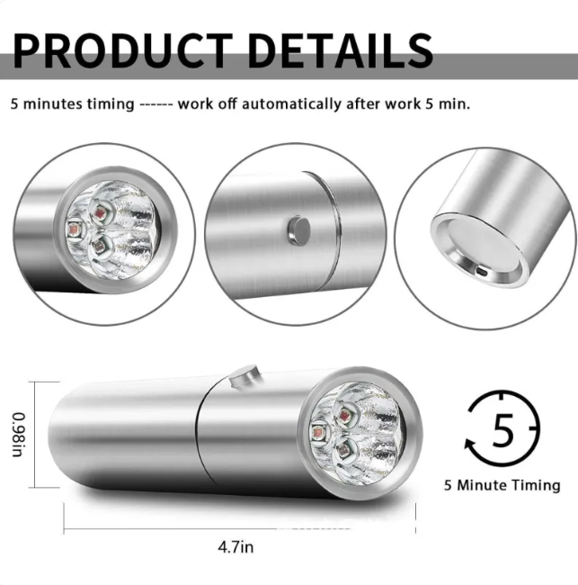 The Glow Wand — Handheld Red Light Device
