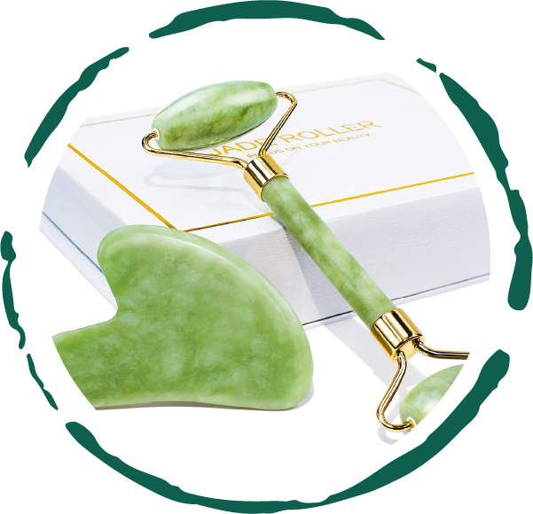 The Jade Ritual Set — Gua Sha & Facial Roller