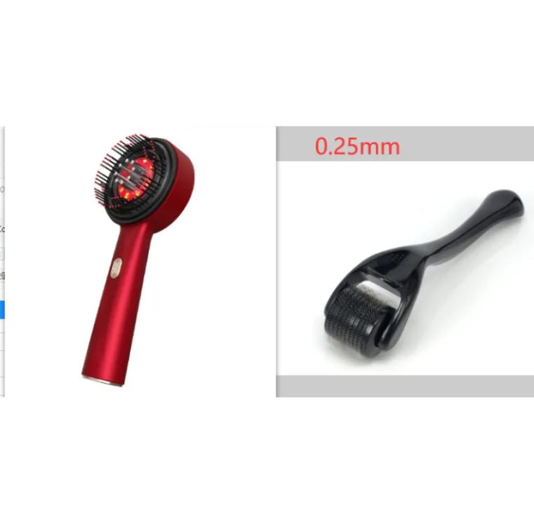 The Scalp Comb — Vibrating Massage Comb with Red Light