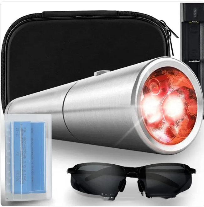 The Glow Wand — Handheld Red Light Device