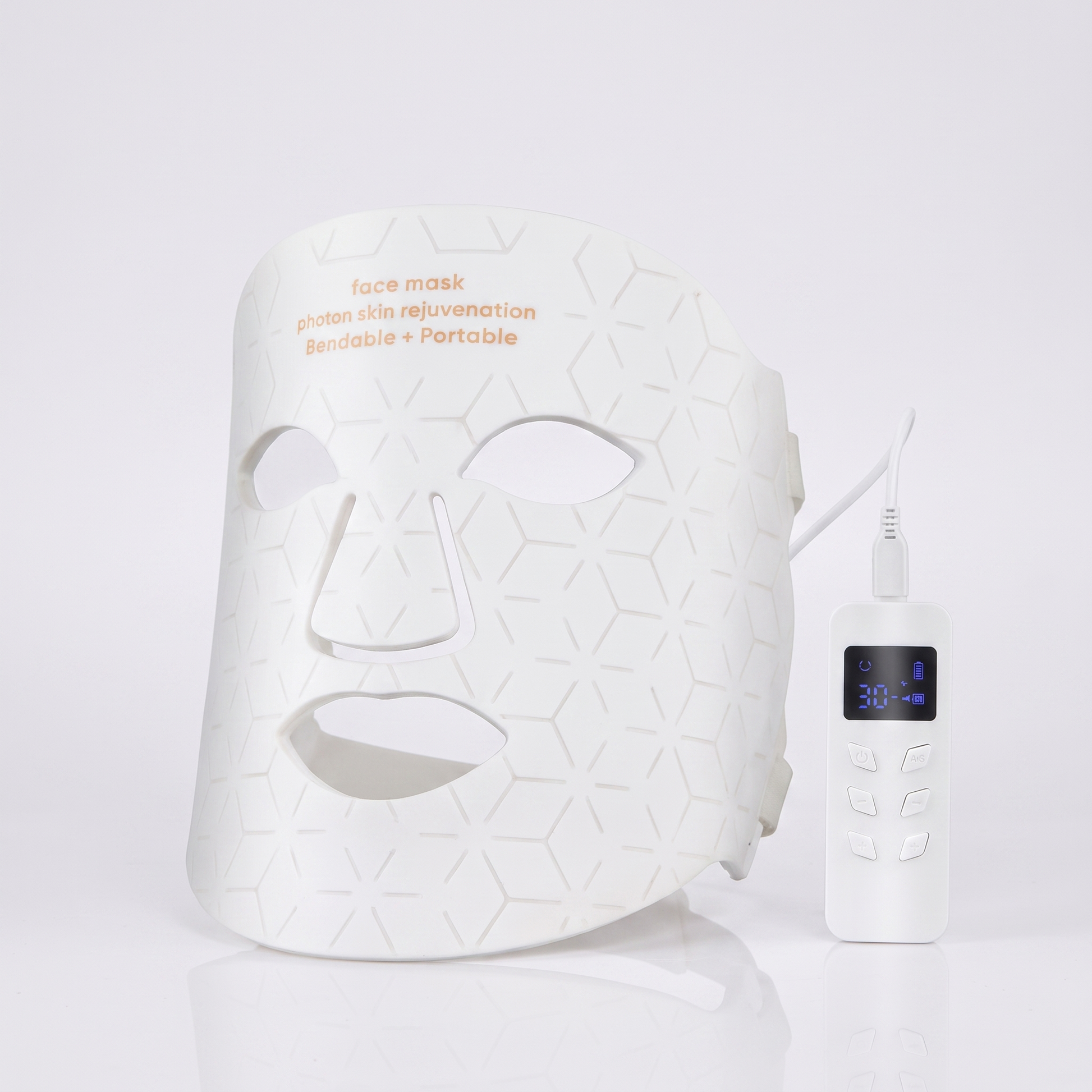 The Glow Mask LED red light therapy face mask on a clean white background